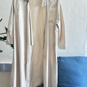 Lightweight women’s long cardigan 3/4 sleeve open front Korean style